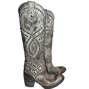 Old Gringo Belinda 8 Studded Tall Western Boots EXCELLENT CONDITION!
